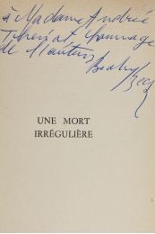 BECK : Une mort irrégulière - Libro autografato, Prima edizione - Edition-Originale.com