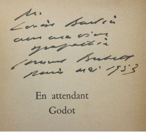BECKETT : En attendant Godot - Autographe, Edition Originale - Edition-Originale.com