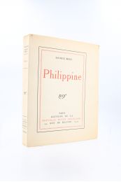 BEDEL : Philippine - Erste Ausgabe - Edition-Originale.com