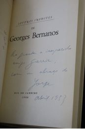 BERNANOS : Lettres inédites à Jorge de Lima - Libro autografato, Prima edizione - Edition-Originale.com