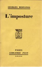 BERNANOS : L'imposture - Prima edizione - Edition-Originale.com
