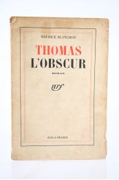 BLANCHOT : Thomas l'obscur - Edition Originale - Edition-Originale.com