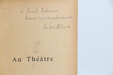 BLUM : Au Théâtre (Deuxième série) - Signiert, Erste Ausgabe - Edition-Originale.com