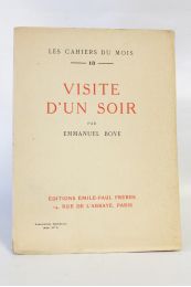 BOVE : Visite d'un soir - Erste Ausgabe - Edition-Originale.com