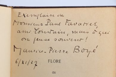BOYE : Flore ou le langage des roses - Signiert, Erste Ausgabe - Edition-Originale.com