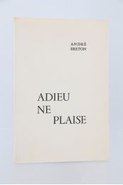 BRETON : Adieu ne plaise - First edition - Edition-Originale.com