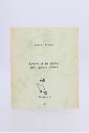 BRETON : Lettre à la dame aux gants bleus - Signed book, First edition - Edition-Originale.com