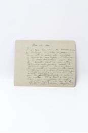 BRETON : Carte-lettre autographe signée au peintre William Bouguereau à propos du Salon : 