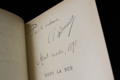 BRUANT : Dans la rue, chansons et monologues - Autographe - Edition-Originale.com