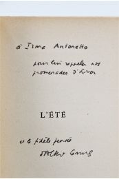 CAMUS : L'été - Libro autografato - Edition-Originale.com