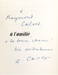 CARCO : A l'amitié - Signiert - Edition-Originale.com