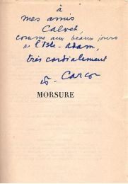 CARCO : Morsure - Libro autografato, Prima edizione - Edition-Originale.com