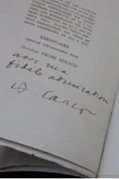 CARCO : Pour faire suite à La Bohême et mon coeur - Signed book, First edition - Edition-Originale.com