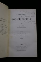 CARO : Problèmes de morale sociale - Signed book, First edition - Edition-Originale.com