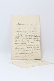 CAROLUS-DURAN : Lettre autographe signée au critique Paul de Saint-Victor  - Libro autografato, Prima edizione - Edition-Originale.com