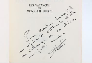 TATI : Les vacances de M. Hulot - Signiert, Erste Ausgabe - Edition-Originale.com