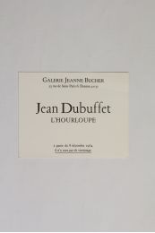Carton d'invitation à l'exposition Jean Dubuffet 