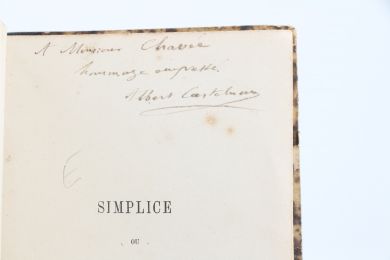CASTELNAU : Simplice ou les zigzags d'un bachelier - Autographe, Edition Originale - Edition-Originale.com