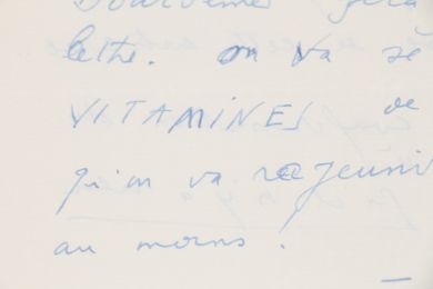 CELINE : Lettre autographe adressée à Maître Thorvald Mikkelsen : 