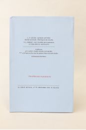 CELINE : Quinze lettres. - Poétique de Céline in Le lérot rêveur N°39 - Edition Originale - Edition-Originale.com