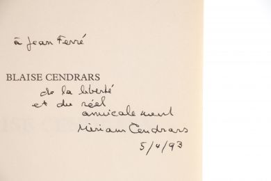 CENDRARS : Blaise Cendrars - Signed book, First edition - Edition-Originale.com