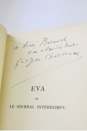 CHARDONNE : Eva ou le journal interrompu - Signed book, First edition - Edition-Originale.com
