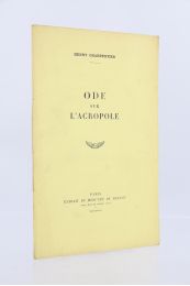 CHARPENTIER : Ode sur l'Acropole - Erste Ausgabe - Edition-Originale.com