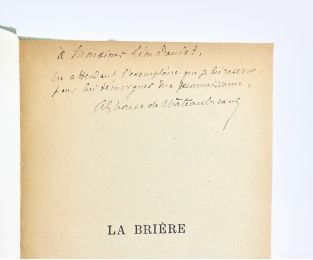 CHATEAUBRIANT : La Brière - Signiert, Erste Ausgabe - Edition-Originale.com