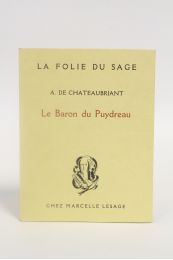 CHATEAUBRIANT : Le baron du Puydreau - Edition Originale - Edition-Originale.com