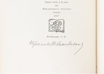 CHATEAUBRIANT : Monsieur des Lourdines - Signiert, Erste Ausgabe - Edition-Originale.com