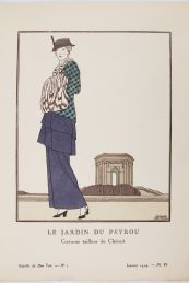 CHERUIT : Le Jardin du Peyrou. Costume tailleur de Chéruit (pl.6, La Gazette du Bon ton, 1914 n°1) - Prima edizione - Edition-Originale.com
