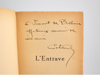 COLETTE : L'entrave - Signiert, Erste Ausgabe - Edition-Originale.com