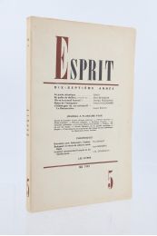 COLLECTIF : Esprit N°5 de la 17ème année - Edition Originale - Edition-Originale.com
