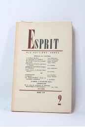 COLLECTIF : Esprit. Révision du pacifisme. N°2 de la 18ème année - Edition Originale - Edition-Originale.com