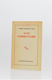 COMITE MARCEL AUDIN : Sans commentaire - First edition - Edition-Originale.com