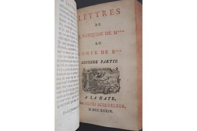 CREBILLON (dit CREBILLON FILS) : Lettres de la Marquise de M *** au Comte de R *** - Edition-Originale.com