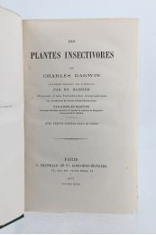 DARWIN : Les plantes insectivores - Prima edizione - Edition-Originale.com