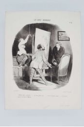 DAUMIER : Lithographie originale en noir et blanc - Les Bons bourgeois - 