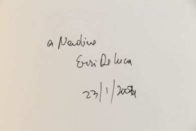 DE LUCA : Le contraire de un - Signed book, First edition - Edition-Originale.com