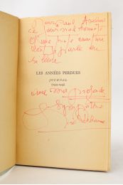 DEHARME : Les années perdues. Journal (1939-1949) - Autographe, Edition Originale - Edition-Originale.com