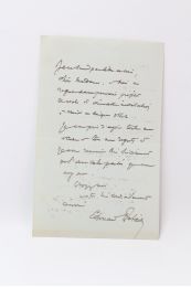 DETAILLE : Lettre autographe signée  - Signed book, First edition - Edition-Originale.com