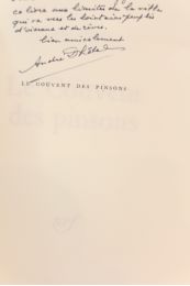 DHOTEL : Le couvent des pinsons - Signiert, Erste Ausgabe - Edition-Originale.com