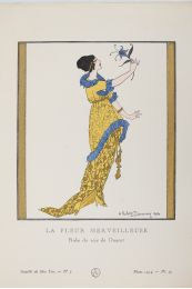 DOUCET : La Fleur merveilleuse. Robe du soir de Doucet (pl.25, La Gazette du Bon ton, 1914 n°3) - Edition Originale - Edition-Originale.com