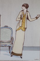 DOUCET : La Souris. Costume tailleurs de Doucet (pl.10, La Gazette du Bon ton, 1913 n°11) - Edition Originale - Edition-Originale.com