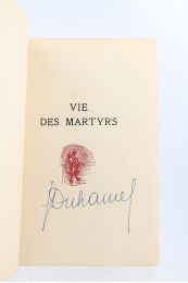 DUHAMEL : Vie des martyrs - Autographe, Edition Originale - Edition-Originale.com