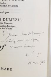 DUMEZIL : Le Mahabarat et le Bhagavat du colonel de Polier - Signiert, Erste Ausgabe - Edition-Originale.com