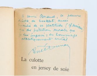 DUNAN : La culotte en jersey de soie - Libro autografato, Prima edizione - Edition-Originale.com