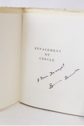DUROCHER : Effacement du cercle - Signed book, First edition - Edition-Originale.com