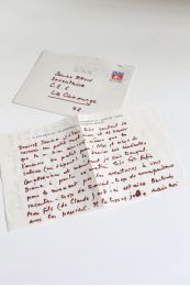 DURRELL : Lettre autographe signée adressée à Jani Brun à propos du roman Tunc: 