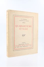 DURTAIN : Quarantième étage - Edition Originale - Edition-Originale.com